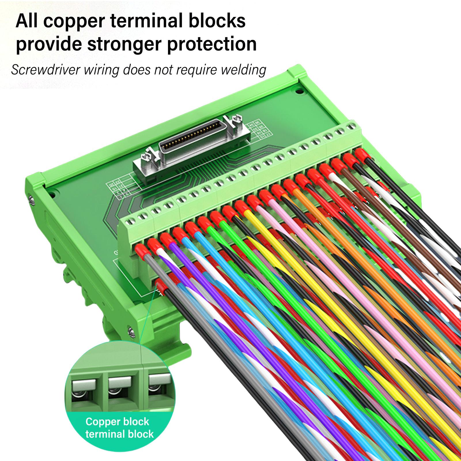 SCSI Rail Mounted Terminal Block Connectors 14P to 100P Optional Female Interfaces for Tape Drives and Scanners CN14P
SCSI Rail Mounted Terminal Block Connectors 14P to 100P Optional Female Interfaces for Tape Drives and Scanners CN14P