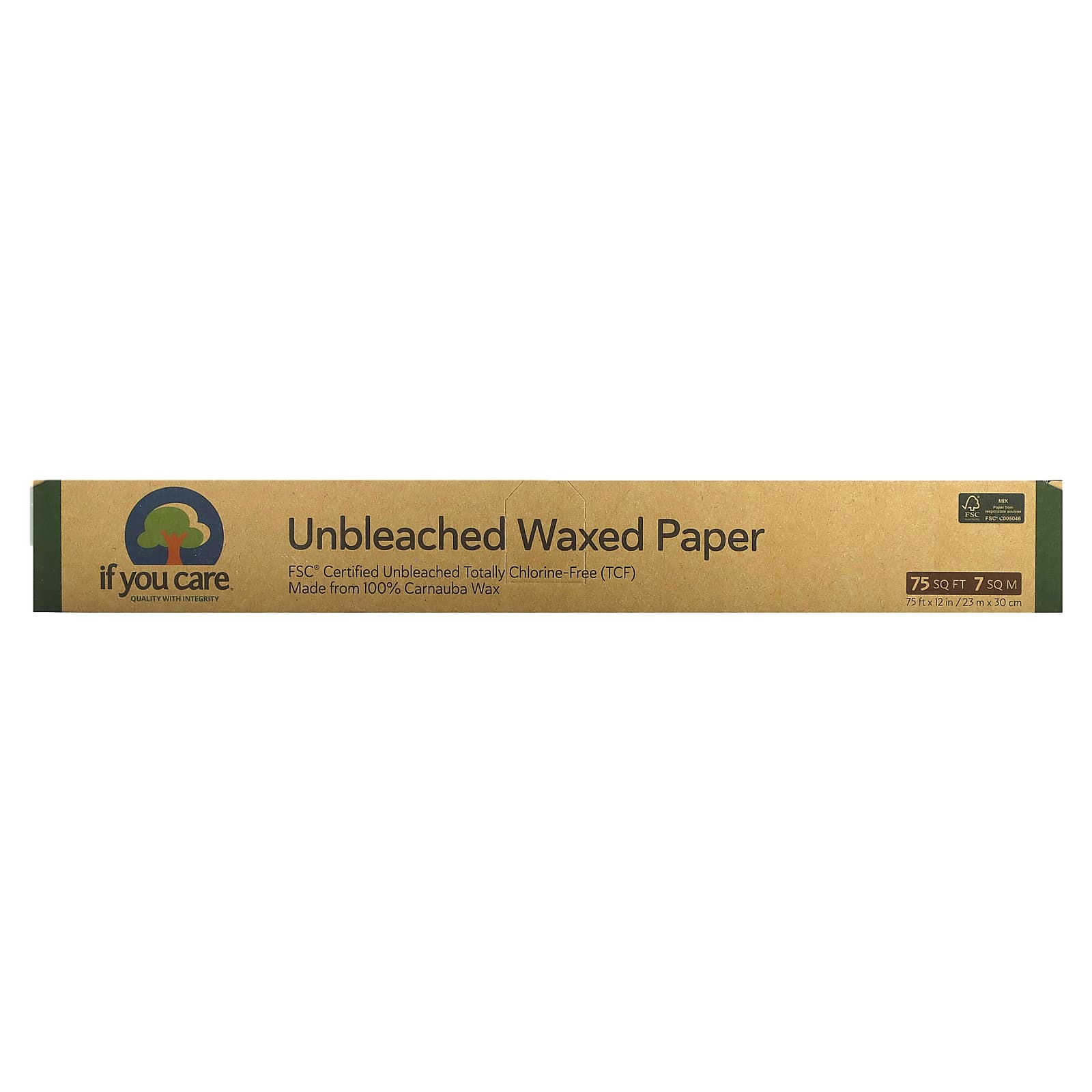 Unbleached Waxed Paper, 75Sq Ft (75Ft X 12In)
Unbleached Waxed Paper, 75Sq Ft (75Ft X 12In)