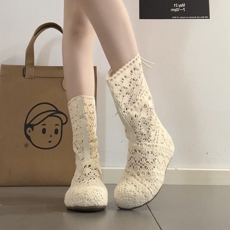 Fashion versatile style hollow lace medium boots women s summer breathable inner height increase solid color fashion boots 40 бежевий
Fashion versatile style hollow lace medium boots women s summer breathable inner height increase solid color fashion boots 40 бежевий