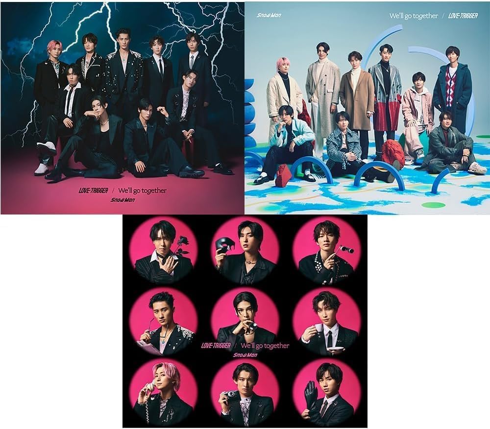 3 versions at the same Snow Man calendar LOVE go together edition A First edition B Regular edition 3 version A B C viewing serial number edition
3 versions at the same Snow Man calendar LOVE go together edition A First edition B Regular edition 3 version A B C viewing serial number edition