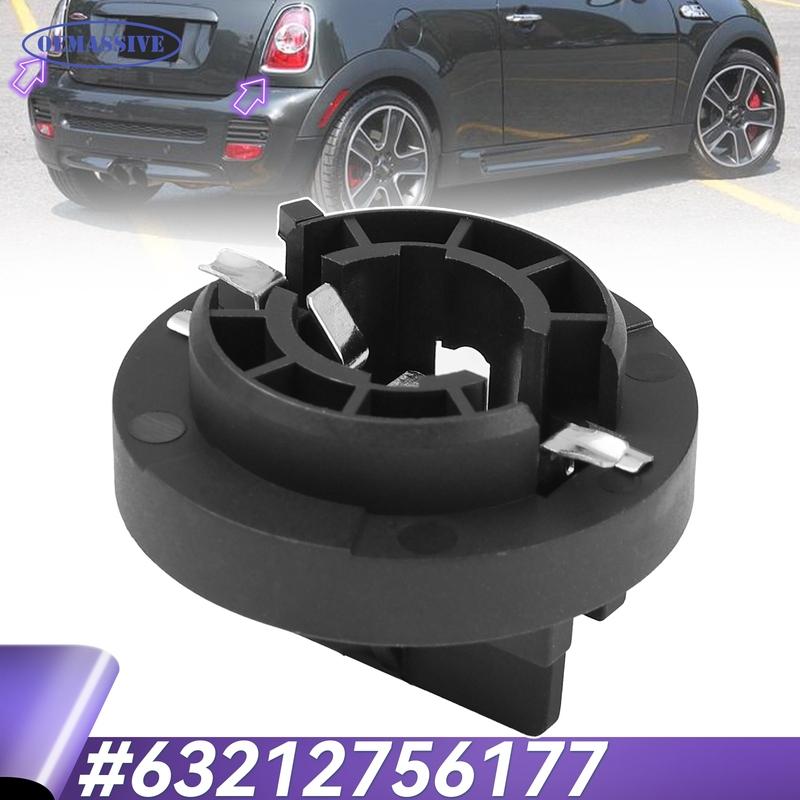 For MINI Cooper Models R56 to R61 Rear Light Bulb Socket Holder Replacement OEM #63212756177 Fits Brake and Tail Light Assembly
For MINI Cooper Models R56 to R61 Rear Light Bulb Socket Holder Replacement OEM #63212756177 Fits Brake and Tail Light Assembly