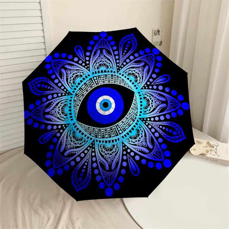 1pc Eye Mandala Automatic Open/Close Umbrella with Windproof, 8-Rib Sturdy Canopy, Durable Ribs, Fashionable Design1239A
1pc Eye Mandala Automatic Open/Close Umbrella with Windproof, 8-Rib Sturdy Canopy, Durable Ribs, Fashionable Design1239A