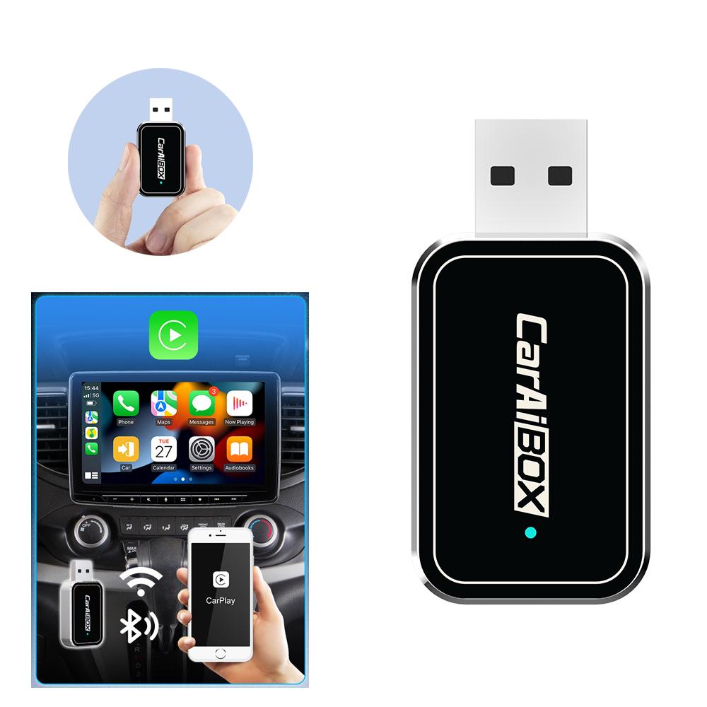 Розумний міні-пристрій Ai 2 в 1 бездротовий CarPlay Android Auto Dongle бездротовий адаптер Plug and Play USB-з єднання для автомобільного радіо з OEM дротовим CarPlay
Розумний міні-пристрій Ai 2 в 1 бездротовий CarPlay Android Auto Dongle бездротовий адаптер Plug and Play USB-з єднання для автомобільного радіо з OEM дротовим CarPlay