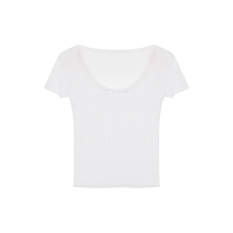 Women s Petite White Lace Trim Short Sleeve Crop Top - Slim Fit Summer Style Medium белый
Women s Petite White Lace Trim Short Sleeve Crop Top - Slim Fit Summer Style Medium белый