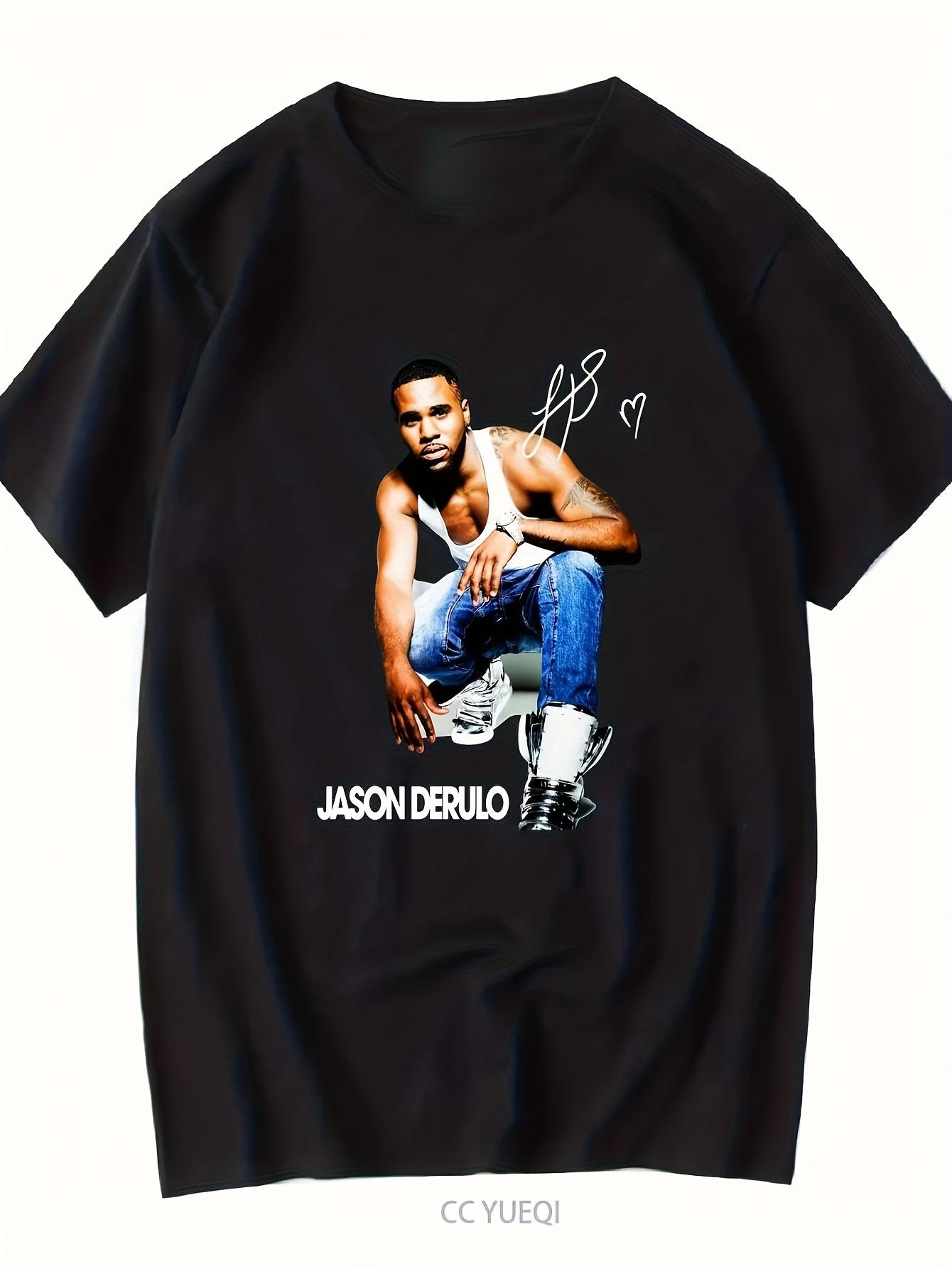 Men s and Unisex Jason Derulo Fan T-shirt| Retro Signature T-shirt with His Iconic Name Printed on It. Short-sleeved Casual Shirt XXXXL
Men s and Unisex Jason Derulo Fan T-shirt| Retro Signature T-shirt with His Iconic Name Printed on It. Short-sleeved Casual Shirt XXXXL