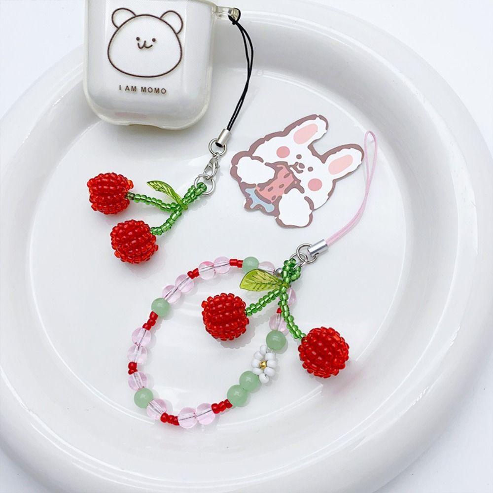 Beaded Summer Cherry Pendant Anti Lost Cherry Phone Lanyard Y2K Mobile Phone Charms Jewelry Gift
Beaded Summer Cherry Pendant Anti Lost Cherry Phone Lanyard Y2K Mobile Phone Charms Jewelry Gift