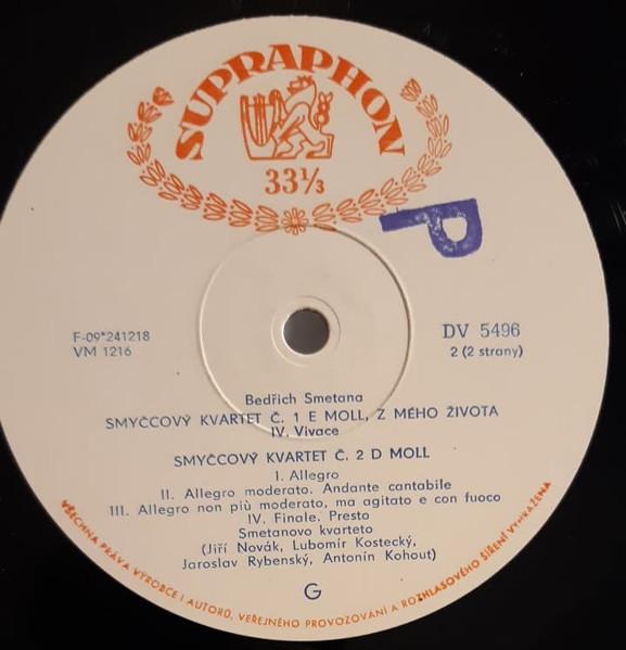 LP Record BEDICH SMETANA SMETANA QUARTET Smycov Kvartet C. 1 Emoll Z Mh DV5496 Supraphon Classical Used
LP Record BEDICH SMETANA SMETANA QUARTET Smycov Kvartet C. 1 Emoll Z Mh DV5496 Supraphon Classical Used
