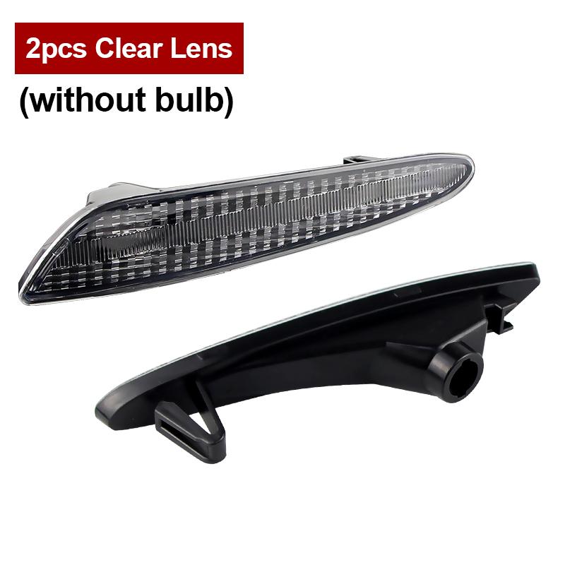 OEM#: 2118200121 Front Bumper Side Marker Lights Smoked Lens For 2003-2006 Mercedes-BENZ W211 E-Class E320 E350 E500 E55 AMG 2pcs Clear Lens
OEM#: 2118200121 Front Bumper Side Marker Lights Smoked Lens For 2003-2006 Mercedes-BENZ W211 E-Class E320 E350 E500 E55 AMG 2pcs Clear Lens