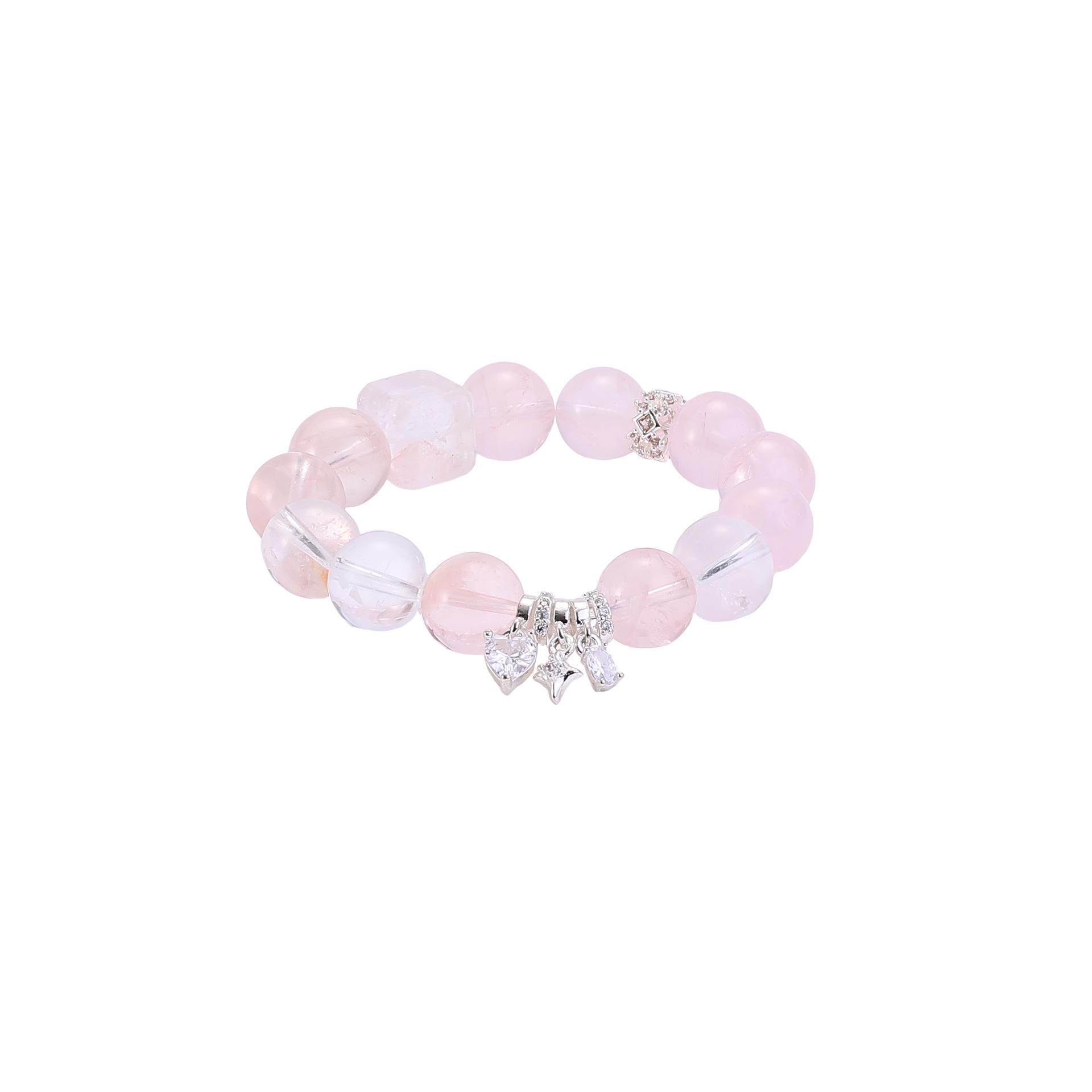 Authentic Rose Quartz Valentine s Day Bracelet for Romance Enhancement 12mm—14mm
Authentic Rose Quartz Valentine s Day Bracelet for Romance Enhancement 12mm—14mm