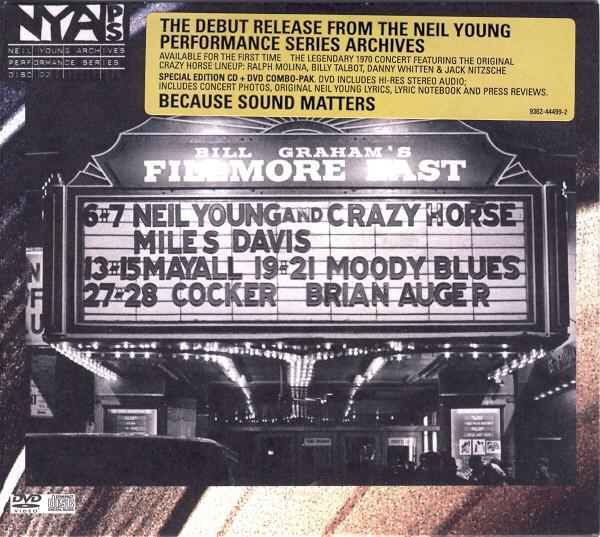 CD NEIL YOUNG - Live at the Fillmore East (CD/DVD) 9362444992 Reprise Records 2006 US Rock Used
CD NEIL YOUNG - Live at the Fillmore East (CD/DVD) 9362444992 Reprise Records 2006 US Rock Used