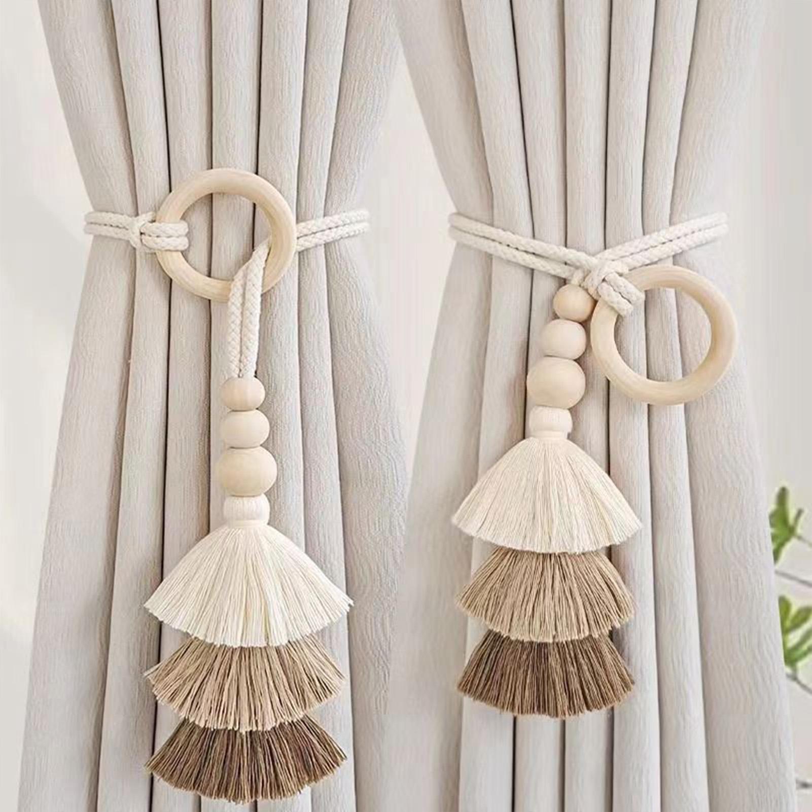 2pcs Curtain Tiebacks Decorative Curtain Rope Ties Convenient to Use Creative Curtain Strap for Bathroom Kitchen Office Studios
2pcs Curtain Tiebacks Decorative Curtain Rope Ties Convenient to Use Creative Curtain Strap for Bathroom Kitchen Office Studios