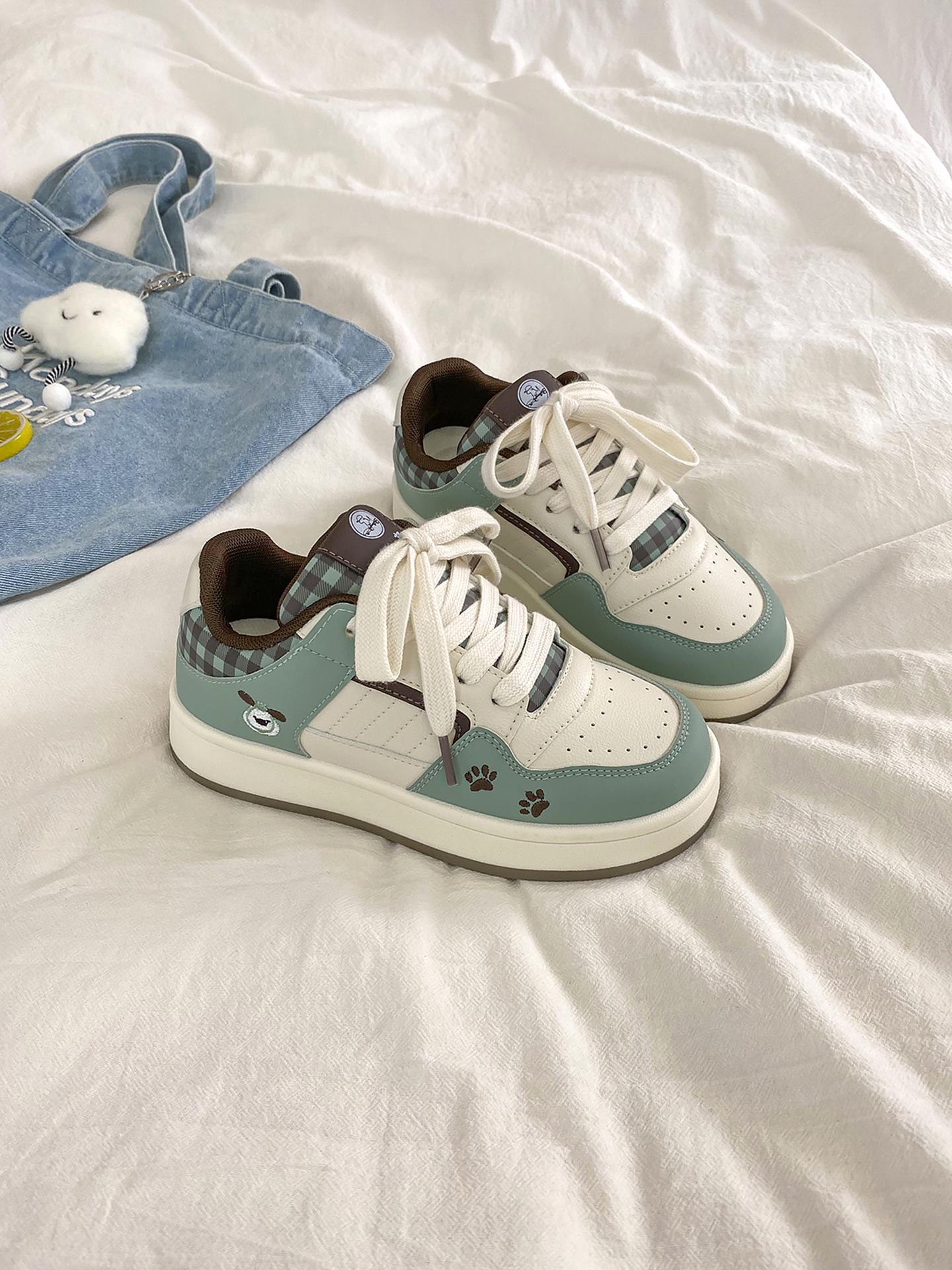 2025 Trendy Thick-Soled White Sneakers for Women - Perfect Match for Skirts 37 зелений/коричневий
2025 Trendy Thick-Soled White Sneakers for Women - Perfect Match for Skirts 37 зелений/коричневий