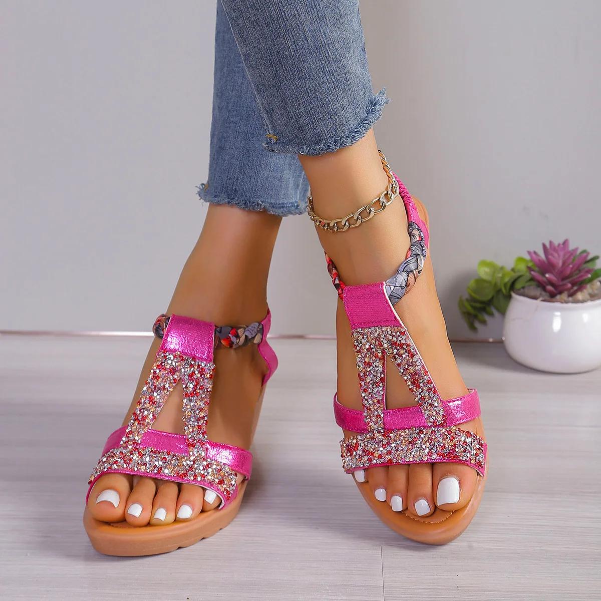 Fashion Summer Sandals Women s Wedge Beach Shoes Bohemian Biscuits Casual Thick Bottom Open Toe Sandals 35-43 35
Fashion Summer Sandals Women s Wedge Beach Shoes Bohemian Biscuits Casual Thick Bottom Open Toe Sandals 35-43 35