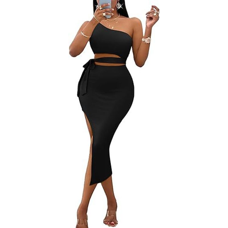 Solid Color Lace up Waist Hugging Skirt Pure Color Tied Sheath Skirt for Women Black XL
Solid Color Lace up Waist Hugging Skirt Pure Color Tied Sheath Skirt for Women Black XL