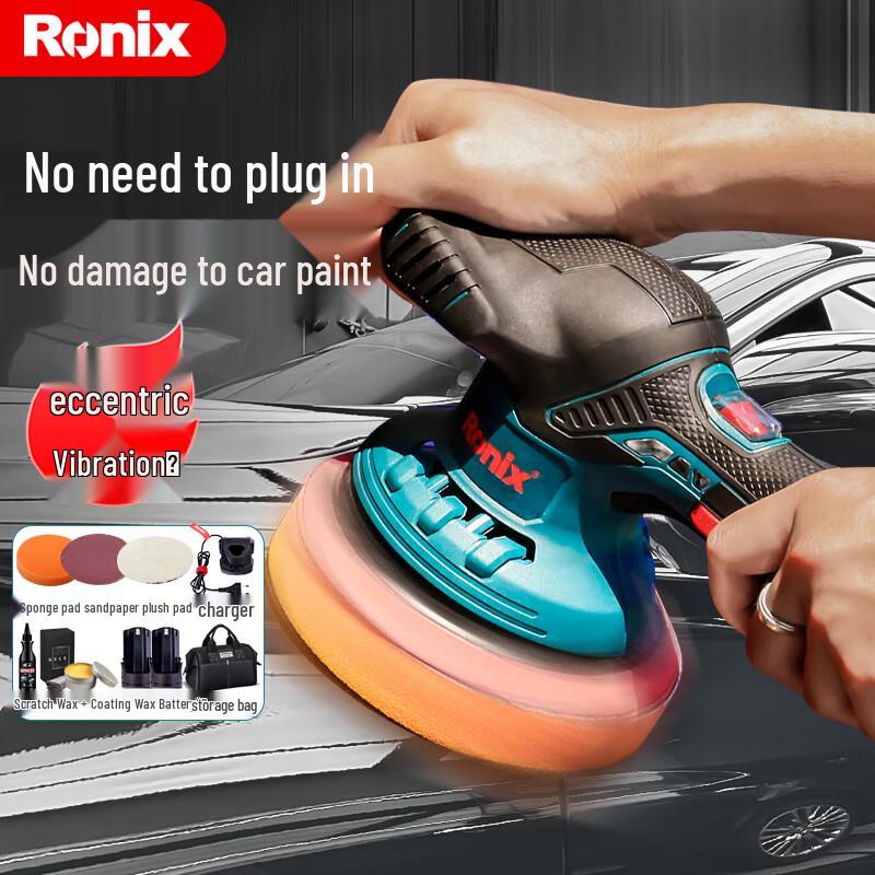 Ronix 12V Cordless Eccentric Car Polisher CN plug (adapter included) 2000mAh/12V
Ronix 12V Cordless Eccentric Car Polisher CN plug (adapter included) 2000mAh/12V