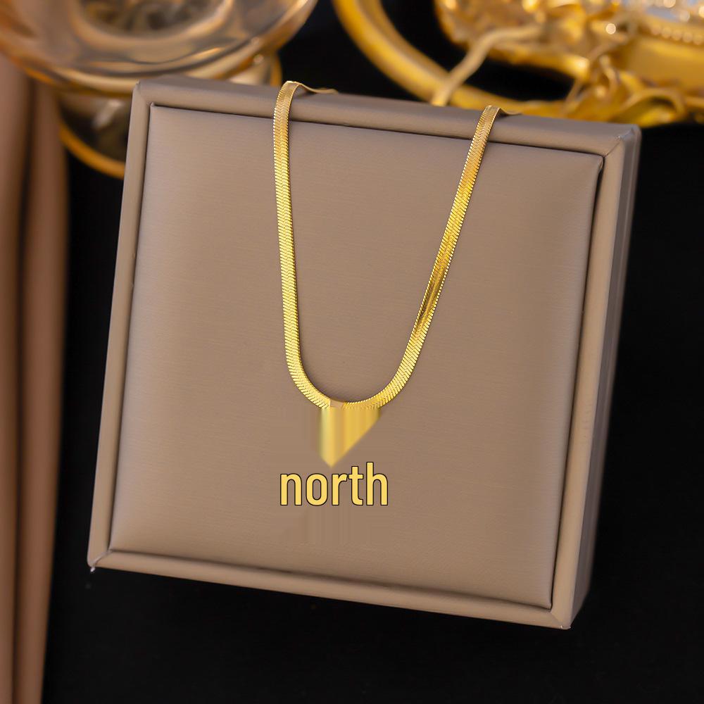 Four-Leaf Clover Pendant Titanium Steel Necklace - 2023 Spring Collection, High-End, Non-Fading Design
Four-Leaf Clover Pendant Titanium Steel Necklace - 2023 Spring Collection, High-End, Non-Fading Design