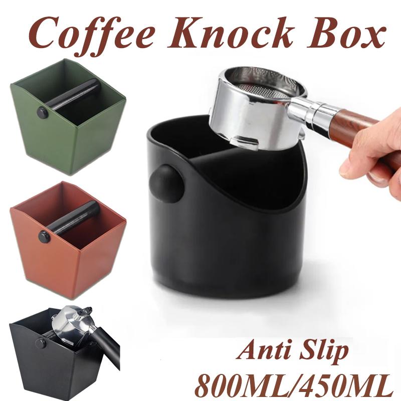 800ML/450ML Coffee Knock Box Anti Slip Coffee Dump Bin Bucket Espresso Grounds Container Home Cafe Waste Bin Coffee Accessories
800ML/450ML Coffee Knock Box Anti Slip Coffee Dump Bin Bucket Espresso Grounds Container Home Cafe Waste Bin Coffee Accessories