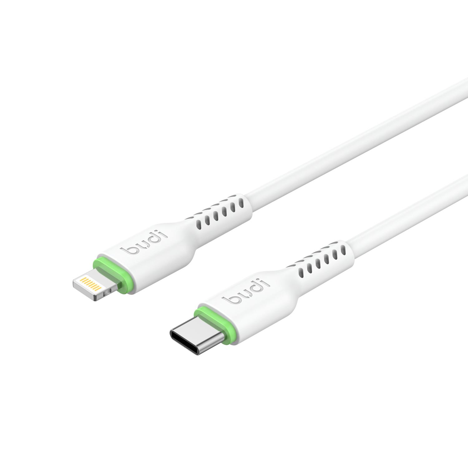 BUDI DC158TL10 1m USB-C to Lightning Cable 27W PD Fast Charging Cord Support Data Sync
BUDI DC158TL10 1m USB-C to Lightning Cable 27W PD Fast Charging Cord Support Data Sync