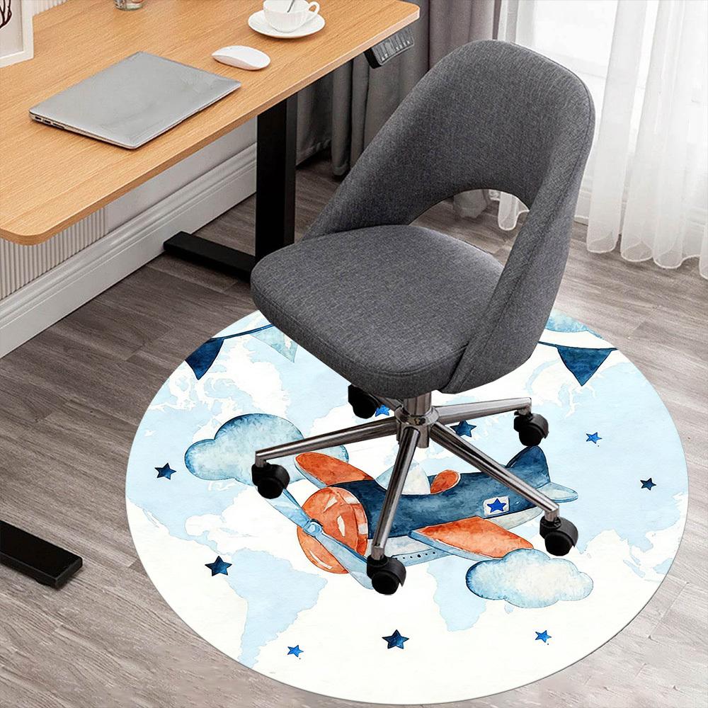 1pc airplane cloud Round Chair mat office Area Rug - Non-Slip, Floor Mat for Office, Bedroom, and Indoor Decor p127240 80cm by 80cm
1pc airplane cloud Round Chair mat office Area Rug - Non-Slip, Floor Mat for Office, Bedroom, and Indoor Decor p127240 80cm by 80cm
