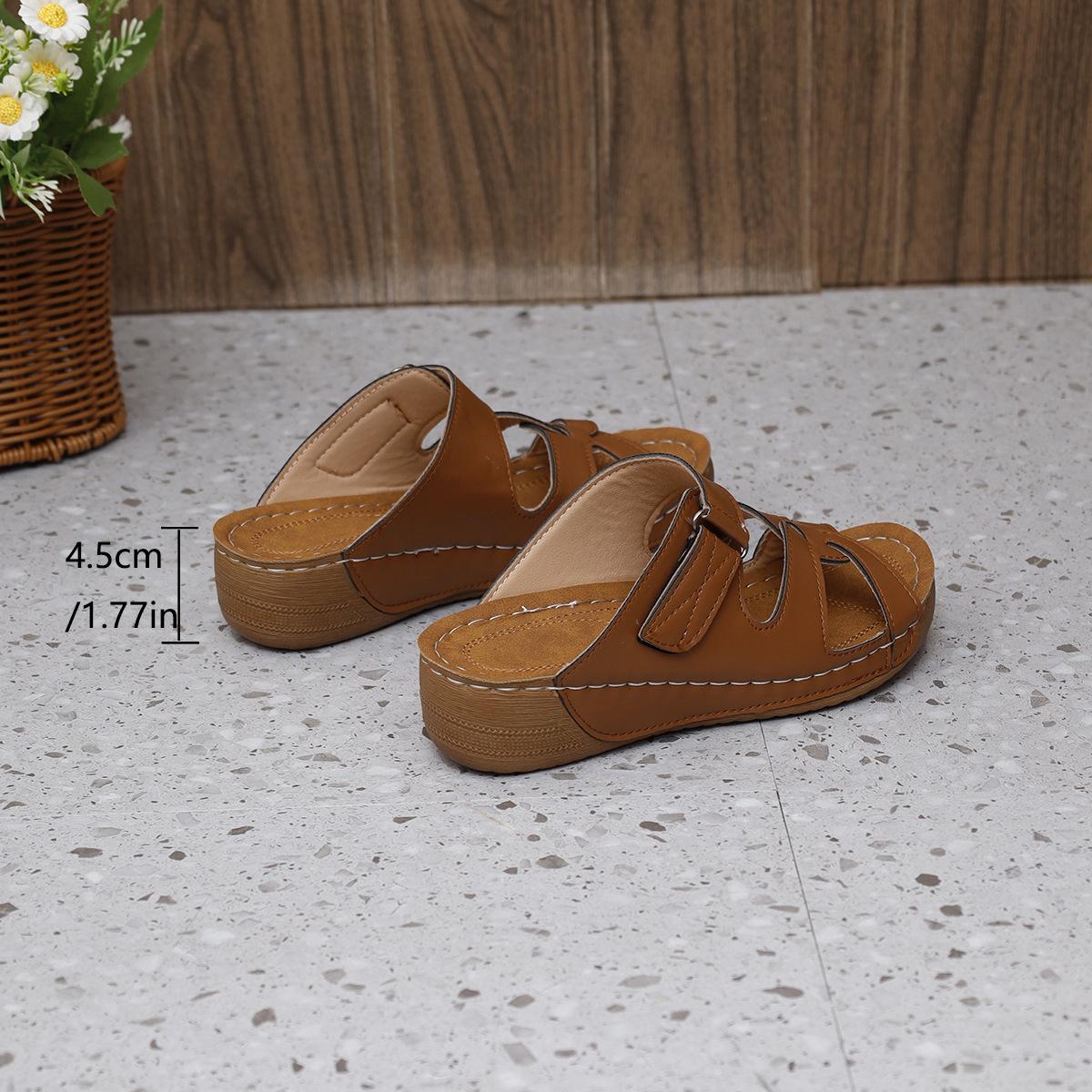 2024 new slippers thick-soled hollow wedge heel large size flip-flops women s shoes fashion fish mouth sandals 43 світло-коричневого кольору
2024 new slippers thick-soled hollow wedge heel large size flip-flops women s shoes fashion fish mouth sandals 43 світло-коричневого кольору