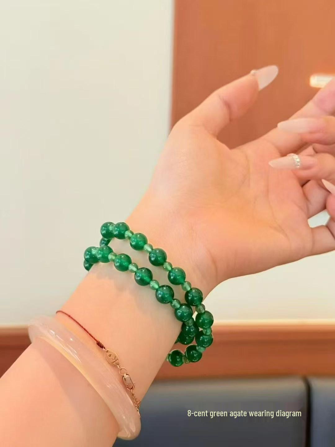 Red Agate Beaded Bracelet – Double Stacking, Styled Like Xu Wo Yao Yan and Zhao Lusi, Light Luxury Gift for Women
Red Agate Beaded Bracelet – Double Stacking, Styled Like Xu Wo Yao Yan and Zhao Lusi, Light Luxury Gift for Women