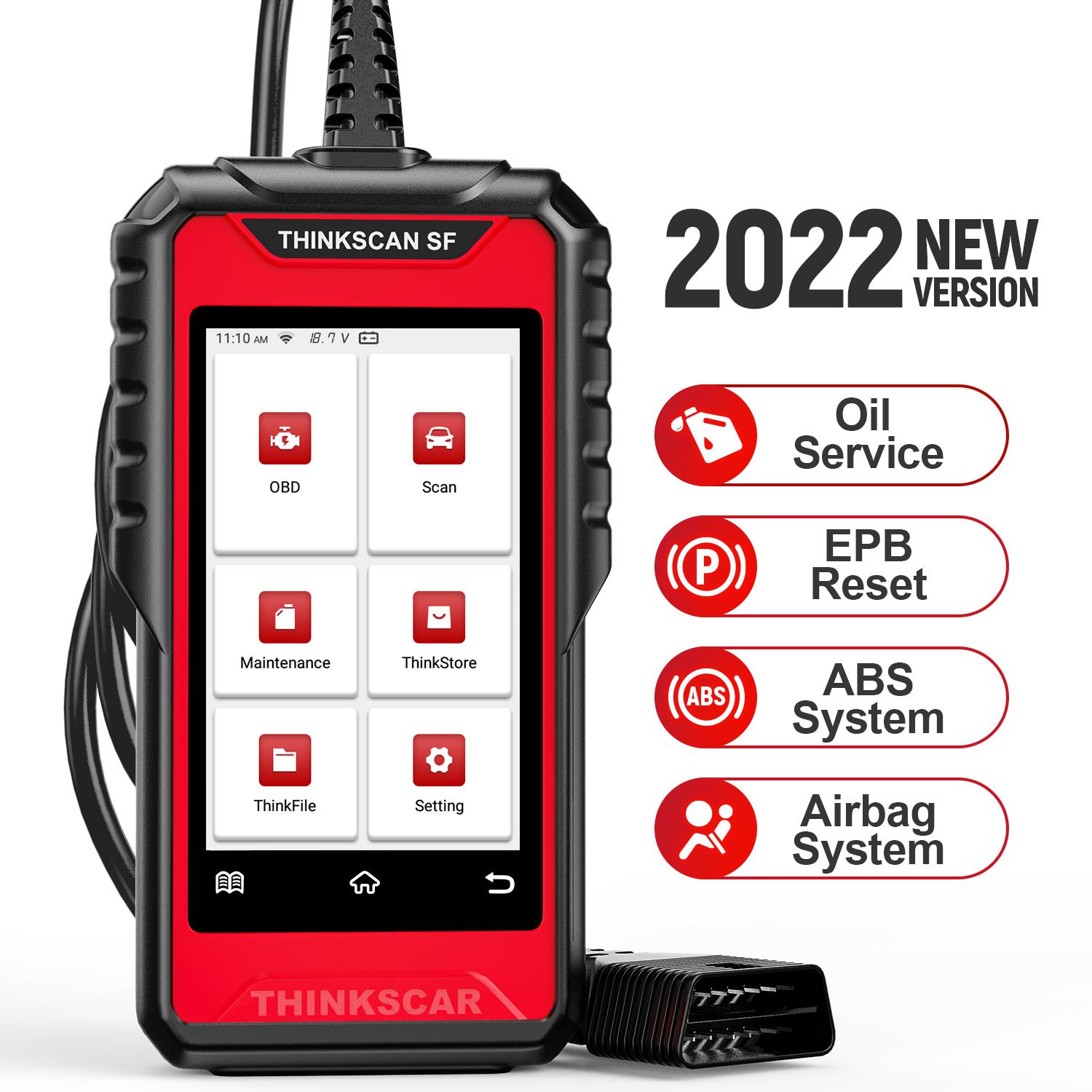 Thinkcar SF100 OBD2 сканер ABS считыватель кодов подушек безопасности электронный стояночный тормоз EPB сброс масла OBD 2 автомобильные инструменты PK
Thinkcar SF100 OBD2 сканер ABS считыватель кодов подушек безопасности электронный стояночный тормоз EPB сброс масла OBD 2 автомобильные инструменты PK