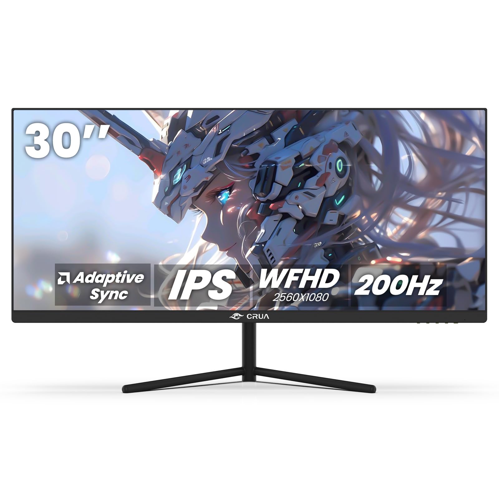 CRUA Gaming Monitor 30 Inch 200Hz 21:9 Ultra Wide PC Monitor Flat WFHD 2560X1080 100%sRGB Display IPS MatteThinPIPPBPHDMI2.0DP1.4Blue Light
CRUA Gaming Monitor 30 Inch 200Hz 21:9 Ultra Wide PC Monitor Flat WFHD 2560X1080 100%sRGB Display IPS MatteThinPIPPBPHDMI2.0DP1.4Blue Light