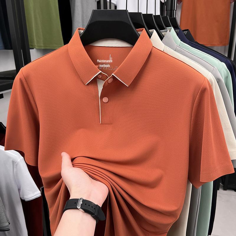 Men s Summer Solid Color Stretchy Seamless Polo Shirt – Short Sleeve Lapel T-shirt 2XL оранжевый
Men s Summer Solid Color Stretchy Seamless Polo Shirt – Short Sleeve Lapel T-shirt 2XL оранжевый