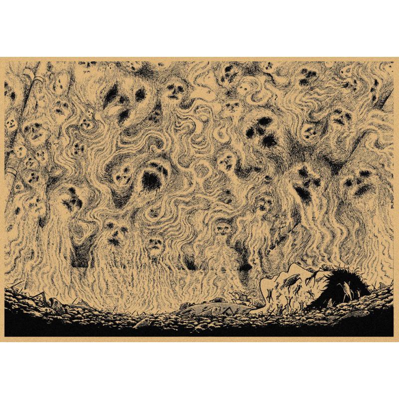 Free Shipping Junji Ito Manga Retro Kraft Paper Poster for Bar and Cafe Wall Décor Yellow Kraft Paper (No Glue) 30X42 cm
Free Shipping Junji Ito Manga Retro Kraft Paper Poster for Bar and Cafe Wall Décor Yellow Kraft Paper (No Glue) 30X42 cm