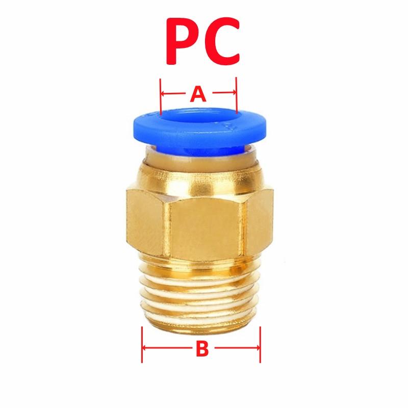 Pneumatic Air Connector Fitting PC PL 4mm 6mm 8 10 Thread M5 M6 M8 M10*1.0 M12 M14 M22 1 way Hose Fittings Pipe Quick Connectors A 4mm&B M5
Pneumatic Air Connector Fitting PC PL 4mm 6mm 8 10 Thread M5 M6 M8 M10*1.0 M12 M14 M22 1 way Hose Fittings Pipe Quick Connectors A 4mm&B M5