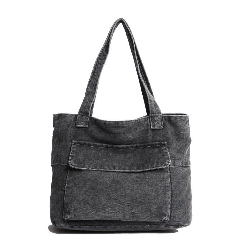 Vintage Tote Bag Harajuku Style Large Capacity All-matching Handbag Casual Class Simple Shoulder чорний
Vintage Tote Bag Harajuku Style Large Capacity All-matching Handbag Casual Class Simple Shoulder чорний