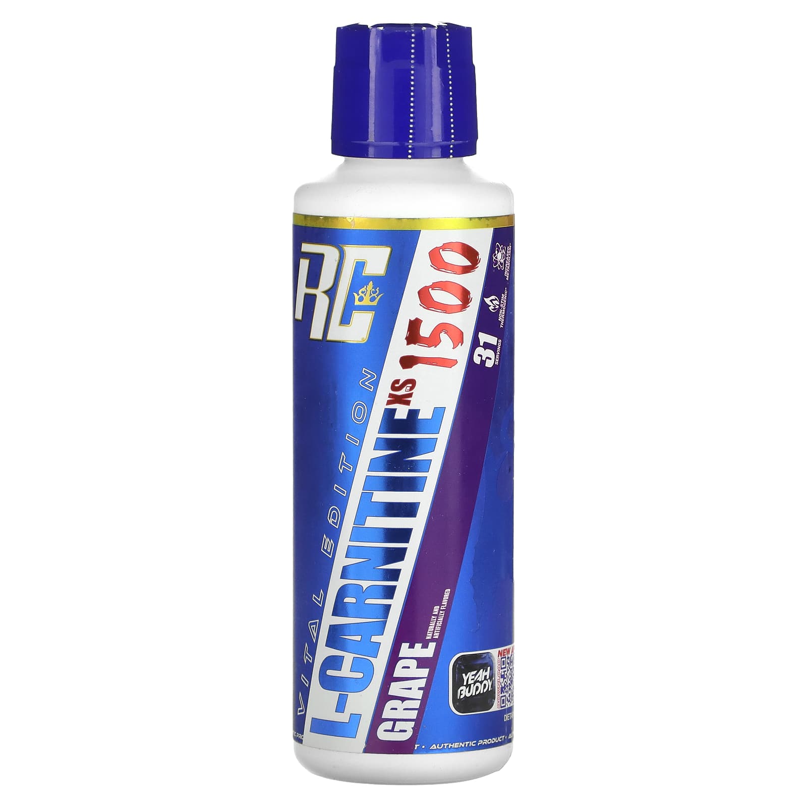 Ronnie Coleman, Vital Edition, L-Carnitine XS 1500, Grape Flavor, 16 fl oz (473.28 ml)
Ronnie Coleman, Vital Edition, L-Carnitine XS 1500, Grape Flavor, 16 fl oz (473.28 ml)