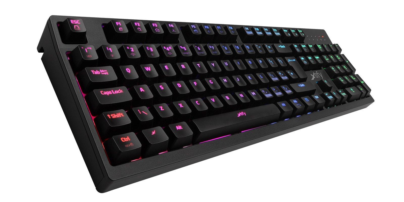 Xtrfy K2-RGB English Layout Red Axis Mechanical Gaming Keyboard 16.8 Million Color Illuminations (Each Key Can Be Settable) UK Layout [Guaranteed by
Xtrfy K2-RGB English Layout Red Axis Mechanical Gaming Keyboard 16.8 Million Color Illuminations (Each Key Can Be Settable) UK Layout [Guaranteed by