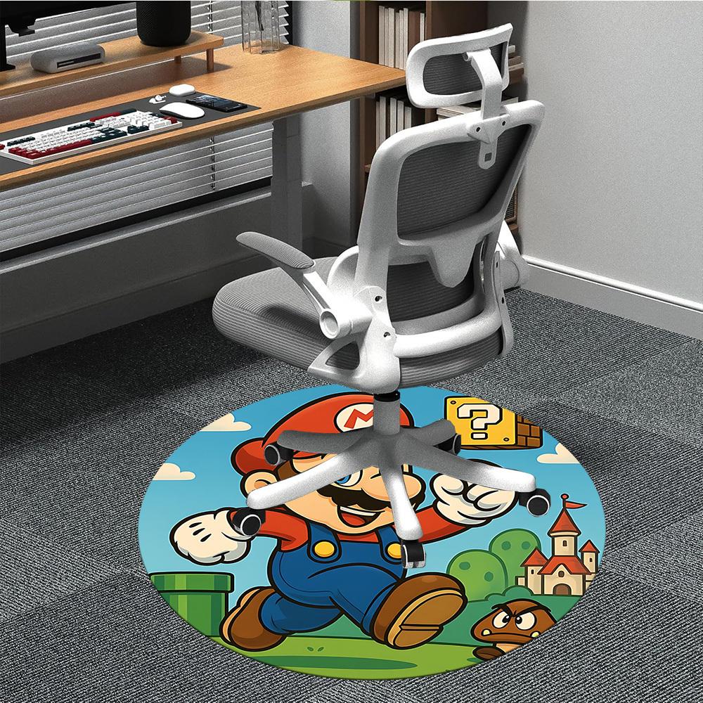 1pc Mario Castle Office Round Area Rug, Under Office Chairs Bedroom Living Room Home Decor a0926204 80cm by 80cm
1pc Mario Castle Office Round Area Rug, Under Office Chairs Bedroom Living Room Home Decor a0926204 80cm by 80cm
