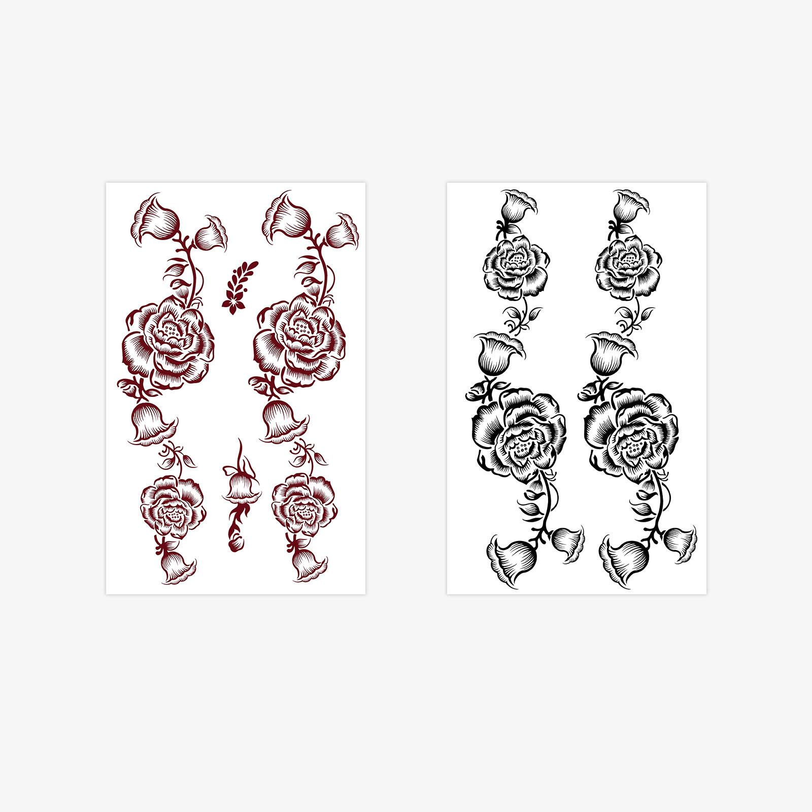 Literary Sense, Flower Arm Tattoo Sticker On The Back Of The Hand, Simulated Lines, Long-Lasting Washable 12*19
Literary Sense, Flower Arm Tattoo Sticker On The Back Of The Hand, Simulated Lines, Long-Lasting Washable 12*19