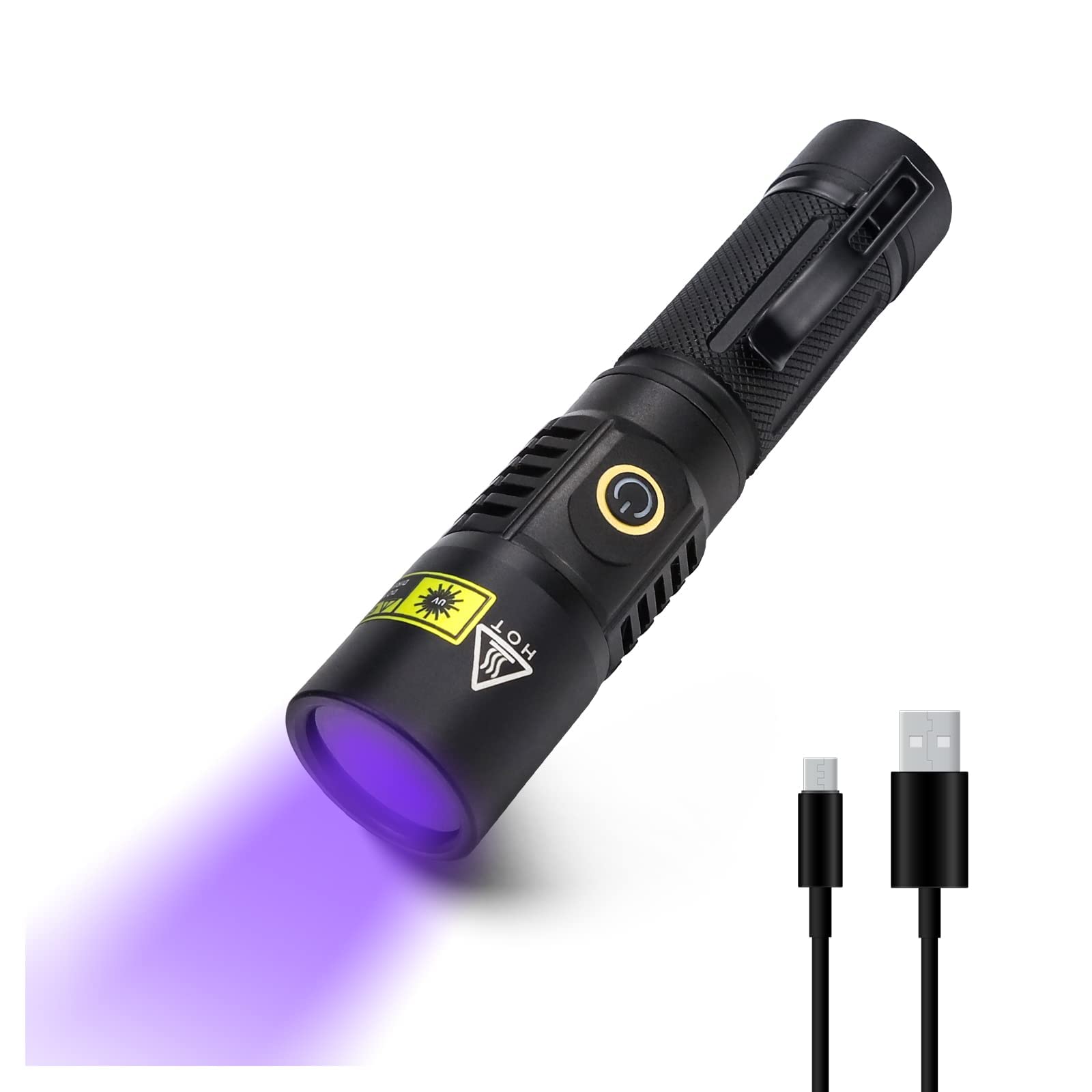 365nm 20W USB Rechargeable UV Black Light for Resin Curing, Powerful UV Light, IPX4 Waterproof, 2 Modes, Aluminum Alloy Construction, Compact,
365nm 20W USB Rechargeable UV Black Light for Resin Curing, Powerful UV Light, IPX4 Waterproof, 2 Modes, Aluminum Alloy Construction, Compact,