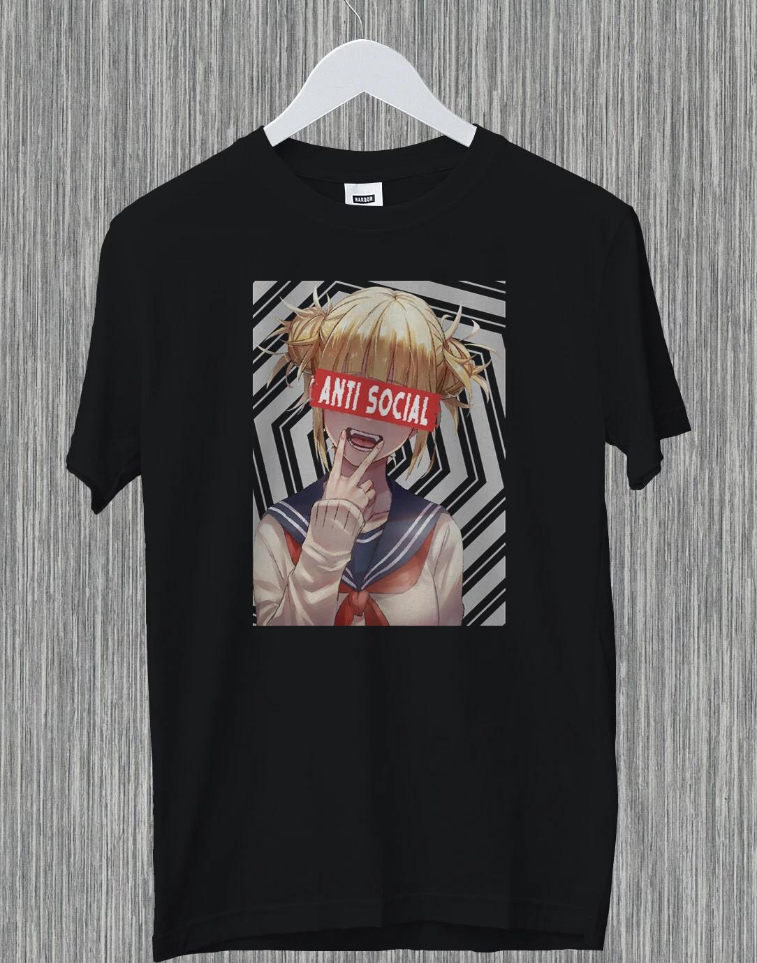 Toga Himiko Anti Social My Hero Academia Anime Manga Allmight Funny Gift 100% Cotton T-shirt Mens Tees Top 3XL
Toga Himiko Anti Social My Hero Academia Anime Manga Allmight Funny Gift 100% Cotton T-shirt Mens Tees Top 3XL