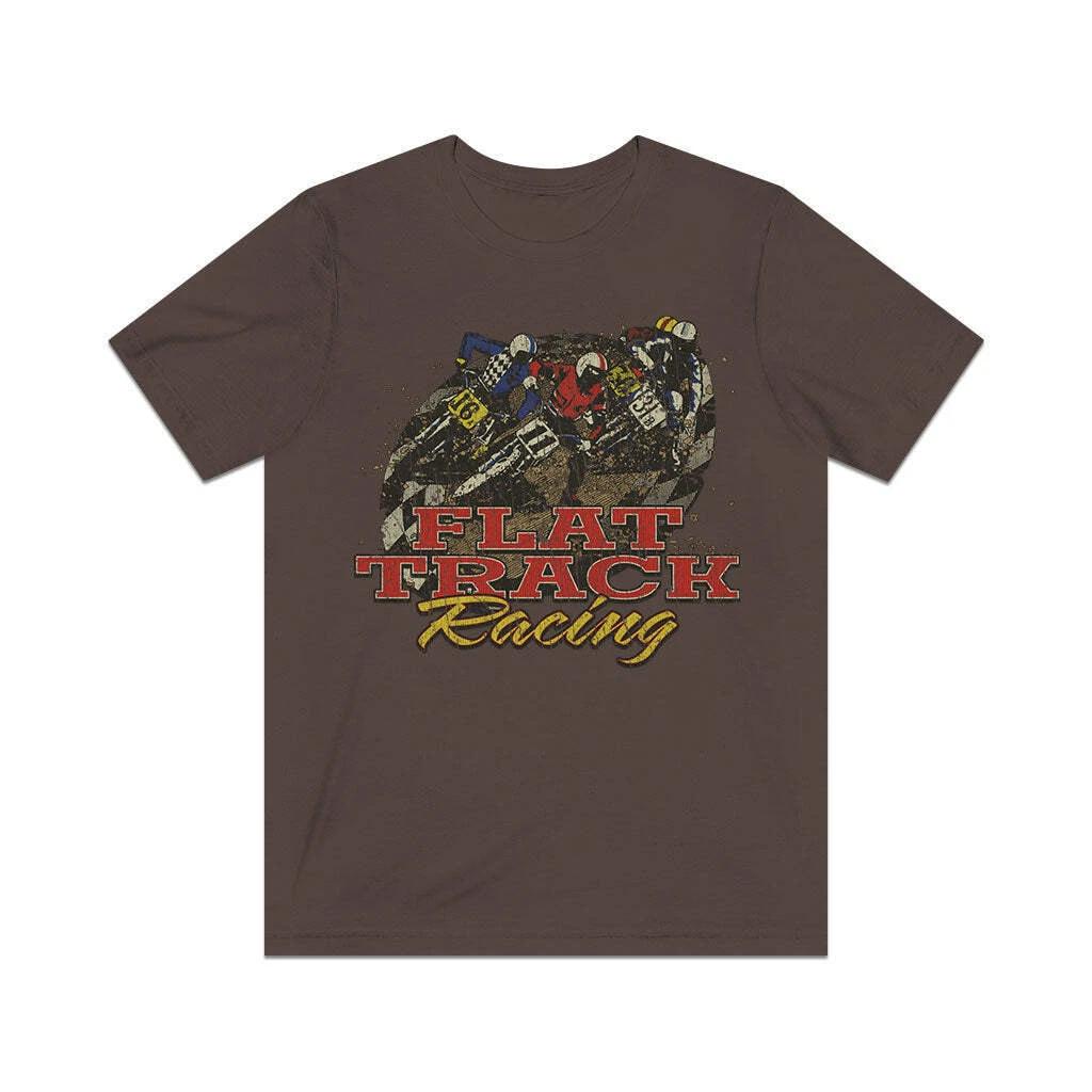 Flat Track Motorcycle Racing 1974 Vintage Men s T shirt 4XL
Flat Track Motorcycle Racing 1974 Vintage Men s T shirt 4XL