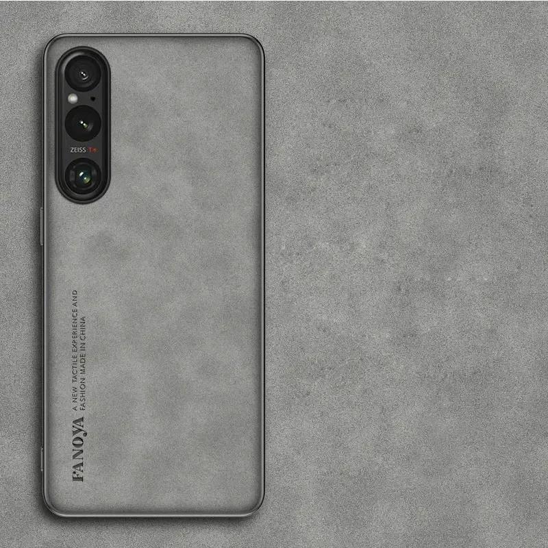 For Sony Xperia 1 VII Case Lambskin PU Leather Matte Silicone Phone Cover for Xperia 1 VI 5 IV 10 V Soft Frame Back Case XQ-FS54 Sony Xperia 1 VII сірий
For Sony Xperia 1 VII Case Lambskin PU Leather Matte Silicone Phone Cover for Xperia 1 VI 5 IV 10 V Soft Frame Back Case XQ-FS54 Sony Xperia 1 VII сірий