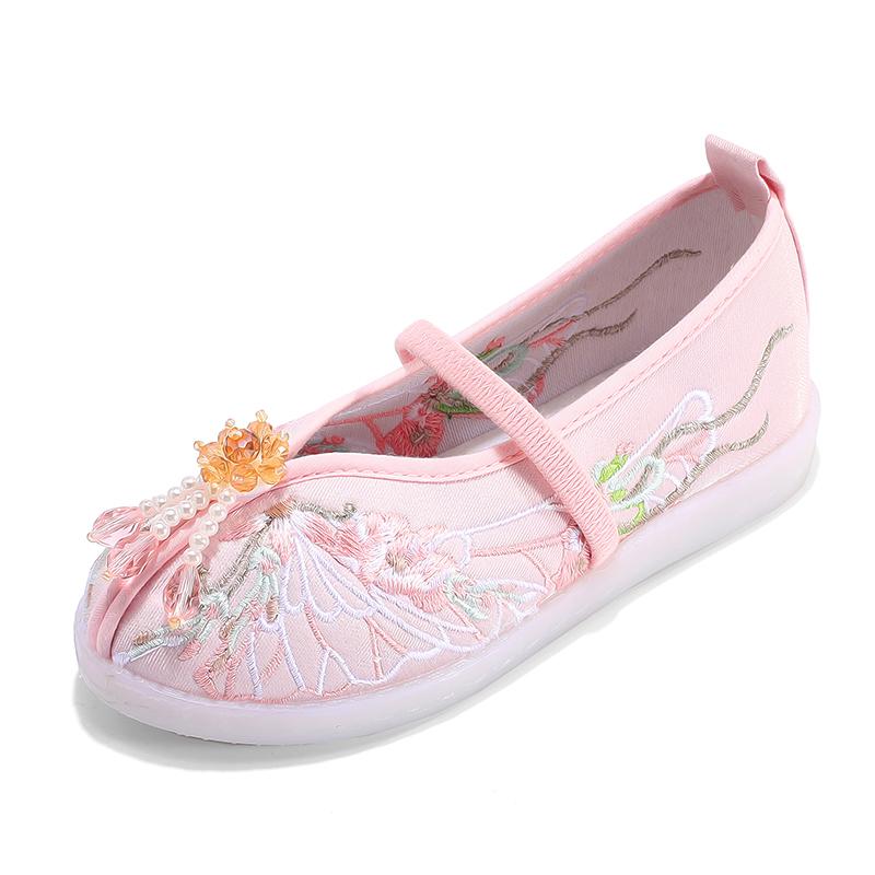 New Children s Embroidered Shoes Fashion Pearl Floral Pattern Girls Hanfu Flat Shoes Perform Causal Kids Princess Dress Shoes 25 рожевий
New Children s Embroidered Shoes Fashion Pearl Floral Pattern Girls Hanfu Flat Shoes Perform Causal Kids Princess Dress Shoes 25 рожевий