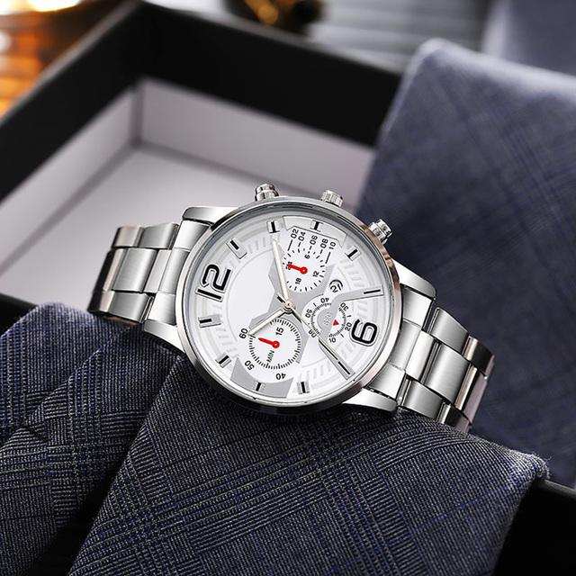 Мужские кварцевые часы, деловые часы, наручные часы, уникальный роскошный металлический ремешок, круглый циферблат, удобный дисплей времени и даты для мужчин
Мужские кварцевые часы, деловые часы, наручные часы, уникальный роскошный металлический ремешок, круглый циферблат, удобный дисплей времени и даты для мужчин