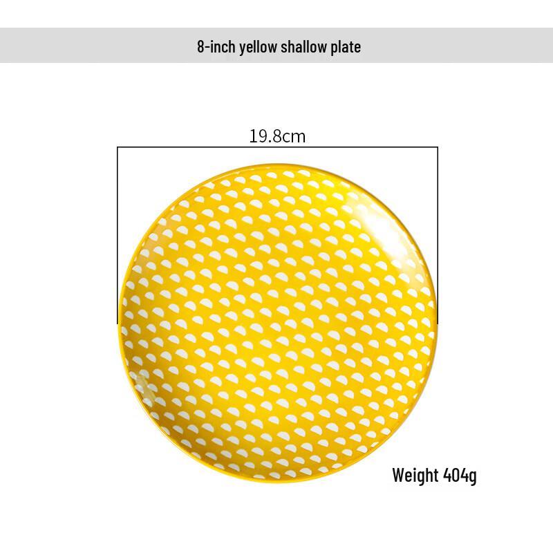 ZISIZ 8-inch Japanese Style Ceramic Dinner Plate
ZISIZ 8-inch Japanese Style Ceramic Dinner Plate