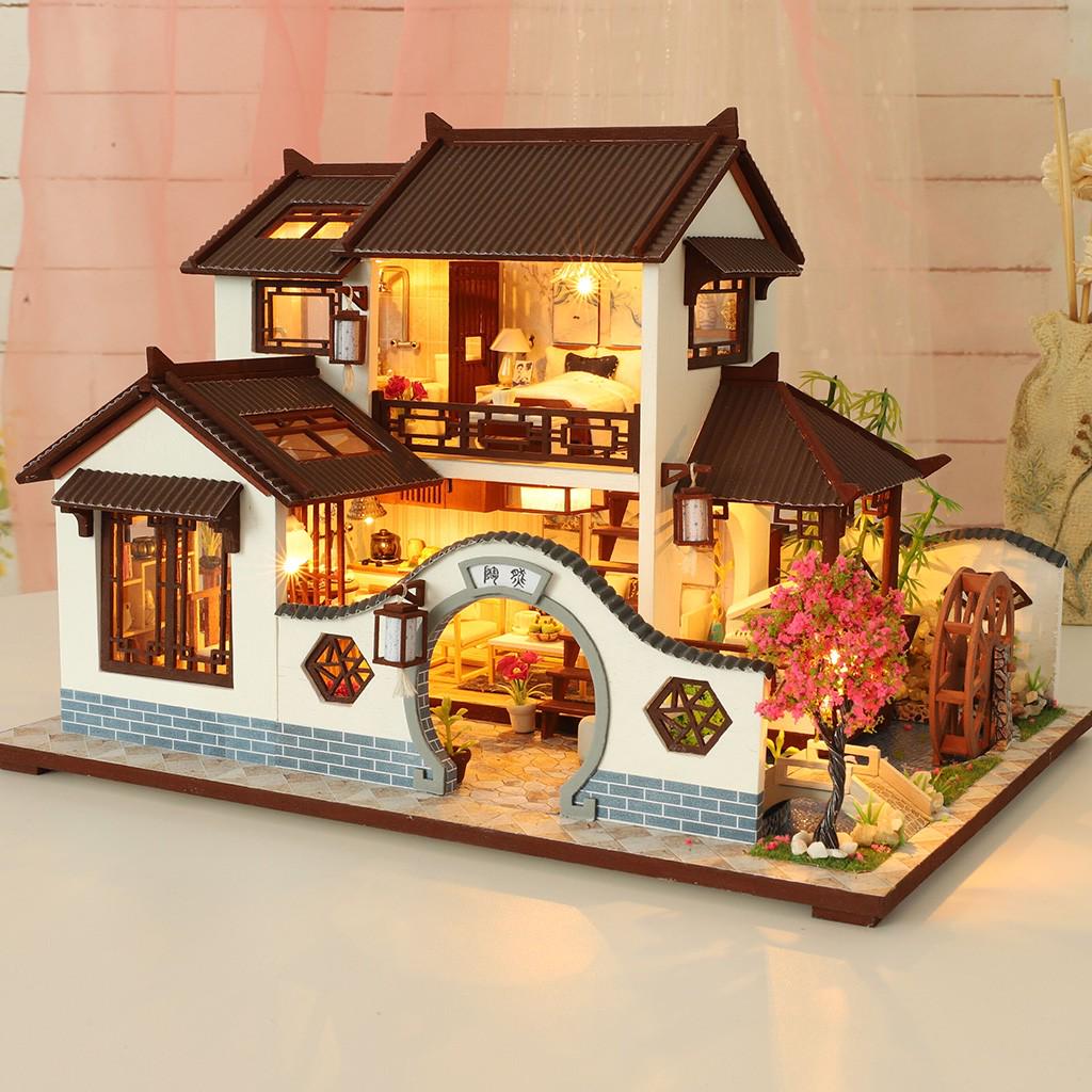 3D деревянный кукольный домик древний город DIY миниатюрная модель рождественские подарки игрушки
3D деревянный кукольный домик древний город DIY миниатюрная модель рождественские подарки игрушки