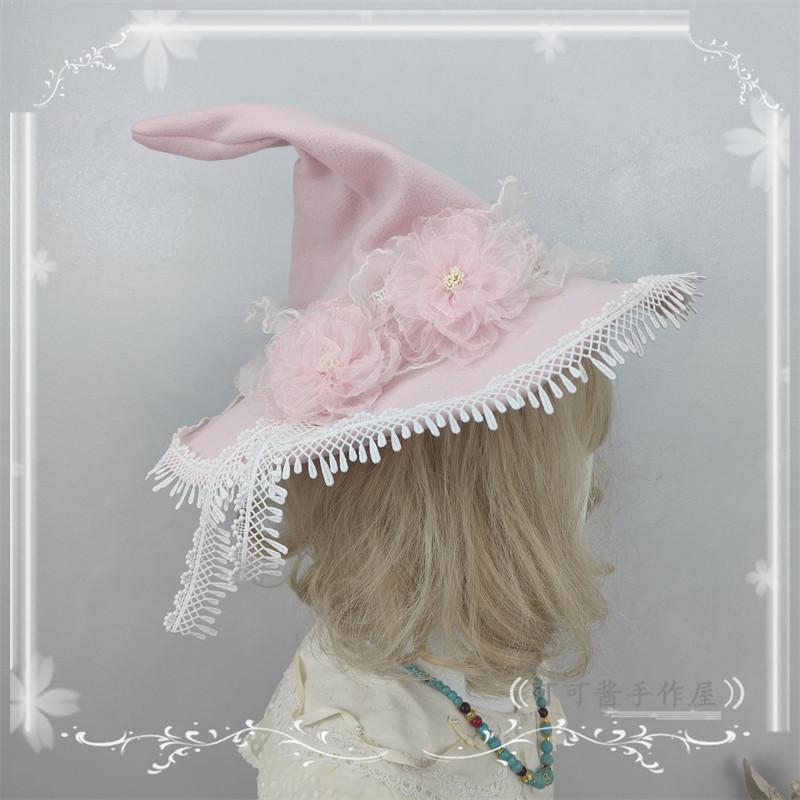 Lolita Goth Rose White Burgundy Hat for Women Multi-color Original Pointed Witch Hat Halloween Wizard Hats kids
Lolita Goth Rose White Burgundy Hat for Women Multi-color Original Pointed Witch Hat Halloween Wizard Hats kids