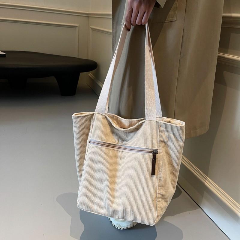 Corduroy Large-capacity Tote Bag Women s New All-matching Shoulder College Students Commuting Handbag off білий колір
Corduroy Large-capacity Tote Bag Women s New All-matching Shoulder College Students Commuting Handbag off білий колір