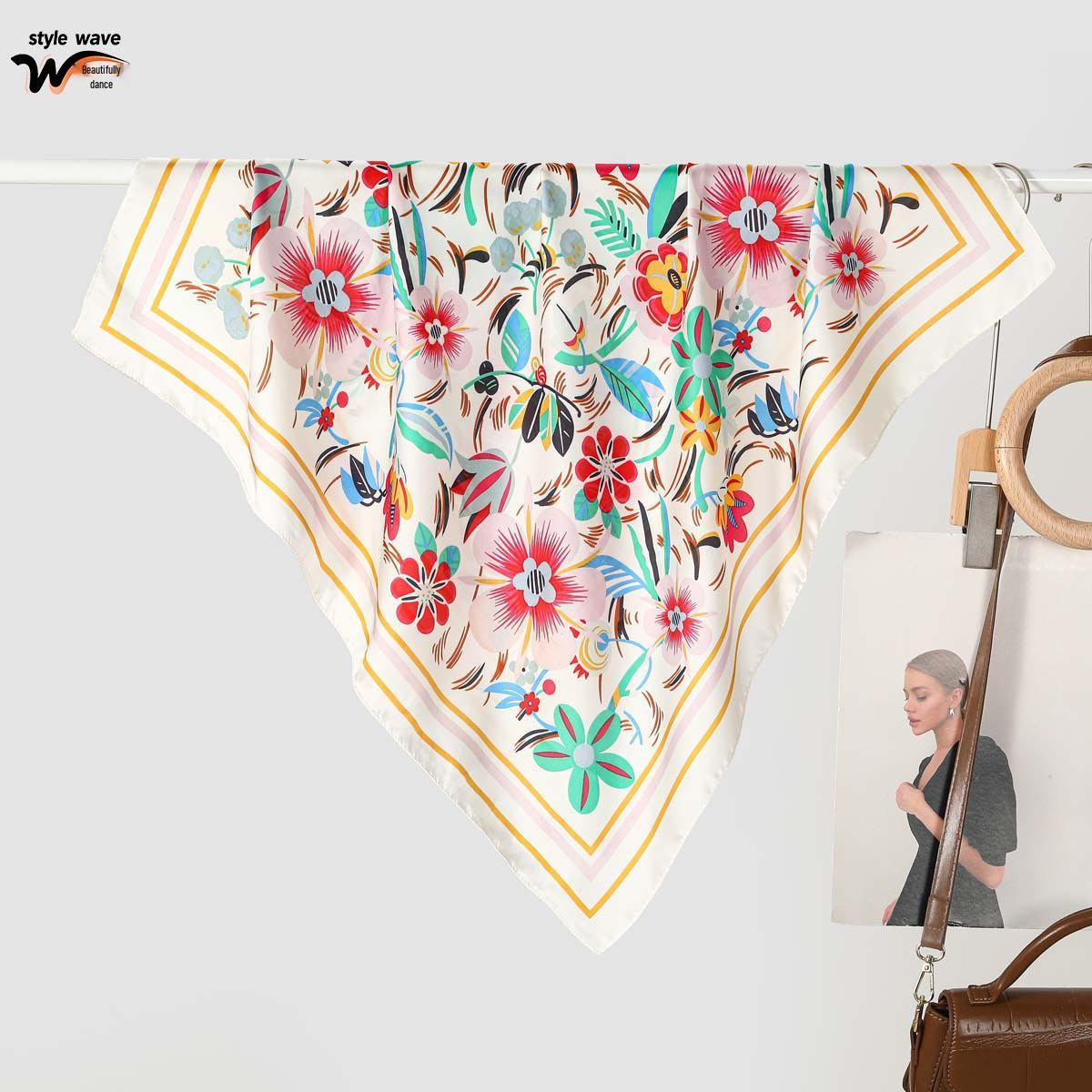 New Spring/Summer Silk-Blend Printed Women s Scarf - Korean Style, Versatile Fashion Neck Accessory, Hot Selling 70x70 CM
New Spring/Summer Silk-Blend Printed Women s Scarf - Korean Style, Versatile Fashion Neck Accessory, Hot Selling 70x70 CM