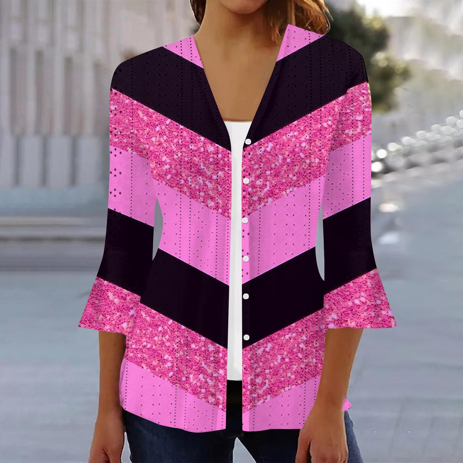 Женская мода свободный повседневный принт с рукавом три четверти рубашка на пуговицах кардиган топ M
Женская мода свободный повседневный принт с рукавом три четверти рубашка на пуговицах кардиган топ M