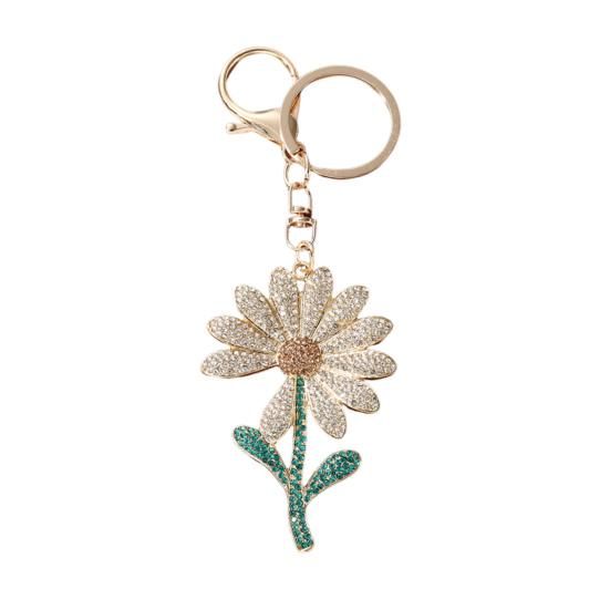 Keychain Pendant Sparkling Rhinestones Inlaid Chrysanthemum Design Key Chain with Lobster Clasp Lightweight Backpack Accessory золотистый
Keychain Pendant Sparkling Rhinestones Inlaid Chrysanthemum Design Key Chain with Lobster Clasp Lightweight Backpack Accessory золотистый