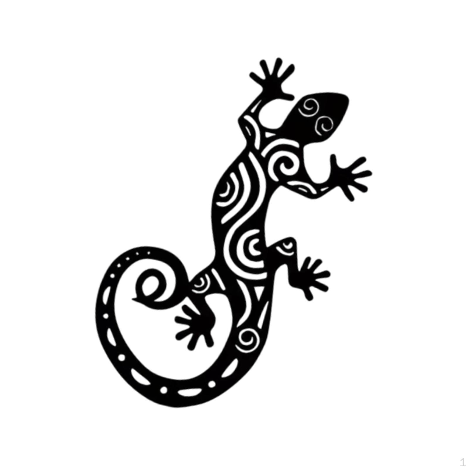 Metal Gecko Wall Art Decoration Stylish Creative Sculpture for Patio Fence Bedroom
Metal Gecko Wall Art Decoration Stylish Creative Sculpture for Patio Fence Bedroom