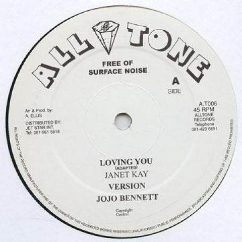 12inch Record JANET KAY; JO JO BENNETT / ALTON EL - Loving You / Jah Is The Leader/Exta AT12006 All Tone 1978 UK Reggae, Ska & Dub
12inch Record JANET KAY; JO JO BENNETT / ALTON EL - Loving You / Jah Is The Leader/Exta AT12006 All Tone 1978 UK Reggae, Ska & Dub